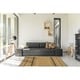 preview thumbnail 13 of 17, Tan Matador Leather Chindi Rug