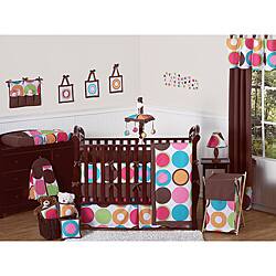 Shop Sweet Jojo Designs Deco Dot 9 Piece Crib Bedding Set