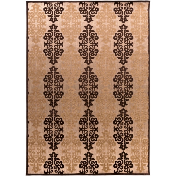 Appalachian Indoor/Outdoor Damask Print Area Rug - 7'10 x 10'8
