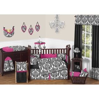 Shop Sweet Jojo Designs Isabella Pink 9 Piece Crib Bedding Set