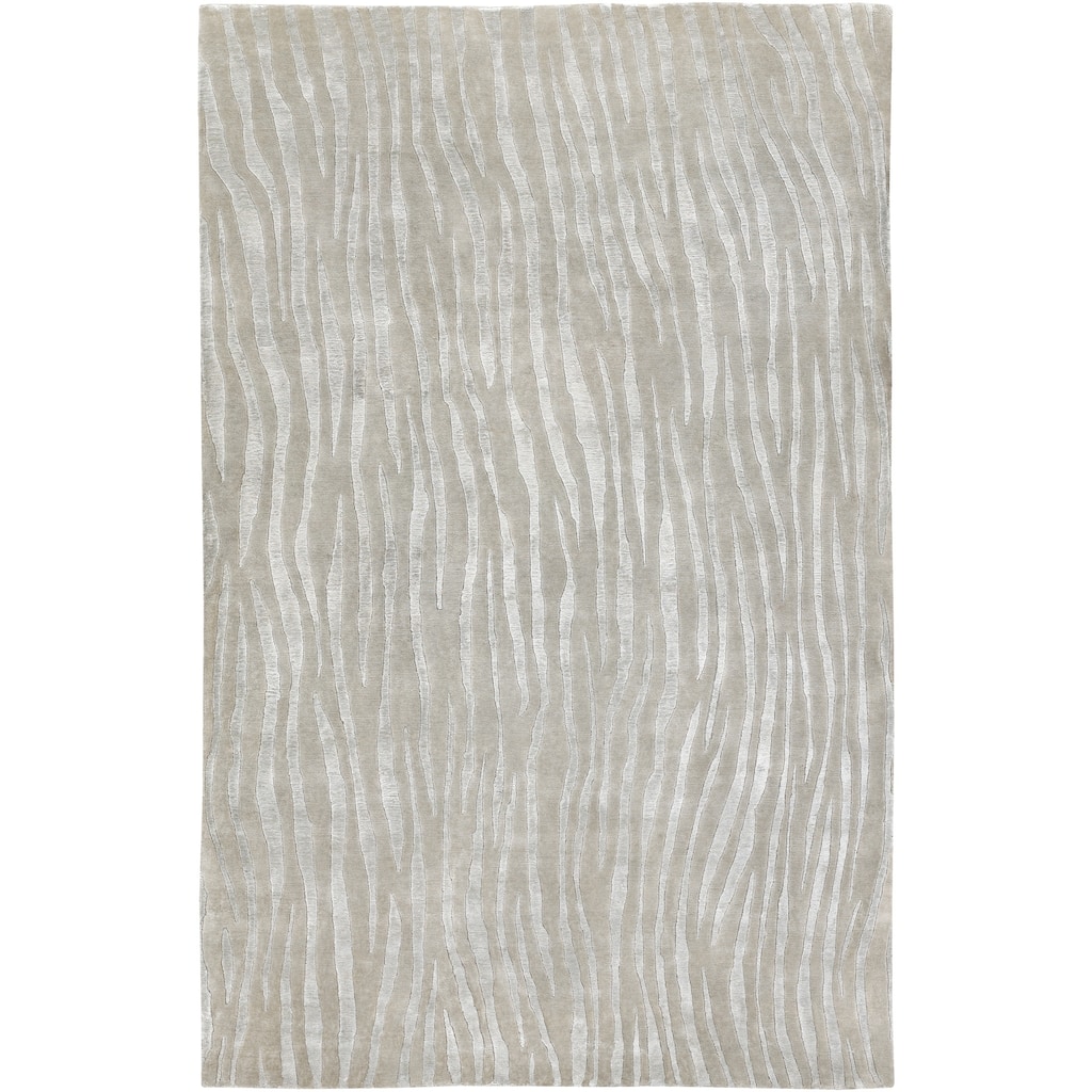 Hand-knotted Dereham Abstract Plush Wool Area Rug - 8' x 11'