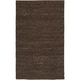 preview thumbnail 27 of 110, Chapra Hand Woven Chunky Jute Area Rug 3' 6" x 5' 6" - Brown - Rectangle