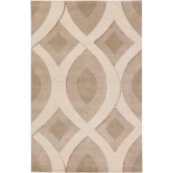 Candice Olson Hand Knotted Aylesbury Semi Worsted New Zealand Wool Rug (9'X13') Surya 7x9   10x14 Rugs