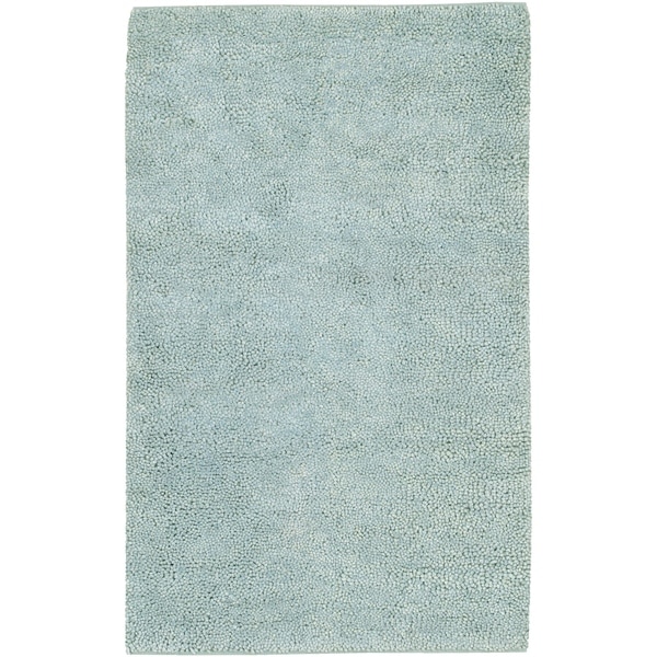 Hand-woven Barletta Colorful Plush Shag New Zealand Felted Wool Area Rug - 9' x 13'