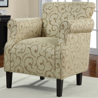 Tiburon Damask Chenille Arm Chair Chairs