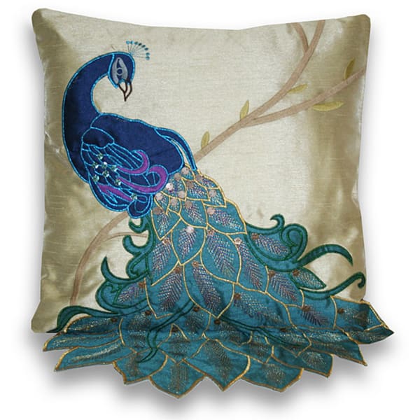 Shop Thro By Marlo Lorenz Fancy Peacock Multicolor 16 Inch Faux Silk Accent Throw Pillow Overstock 6349773,Minimalist Home Design 2 Floor