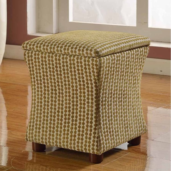 Geometric Kiwi Cinch Storage Ottoman   Shopping   Great