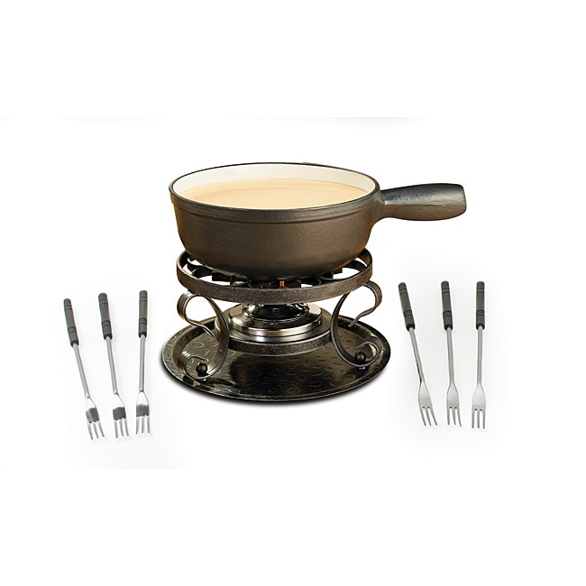 Staub - 18 cm Fondue Set black