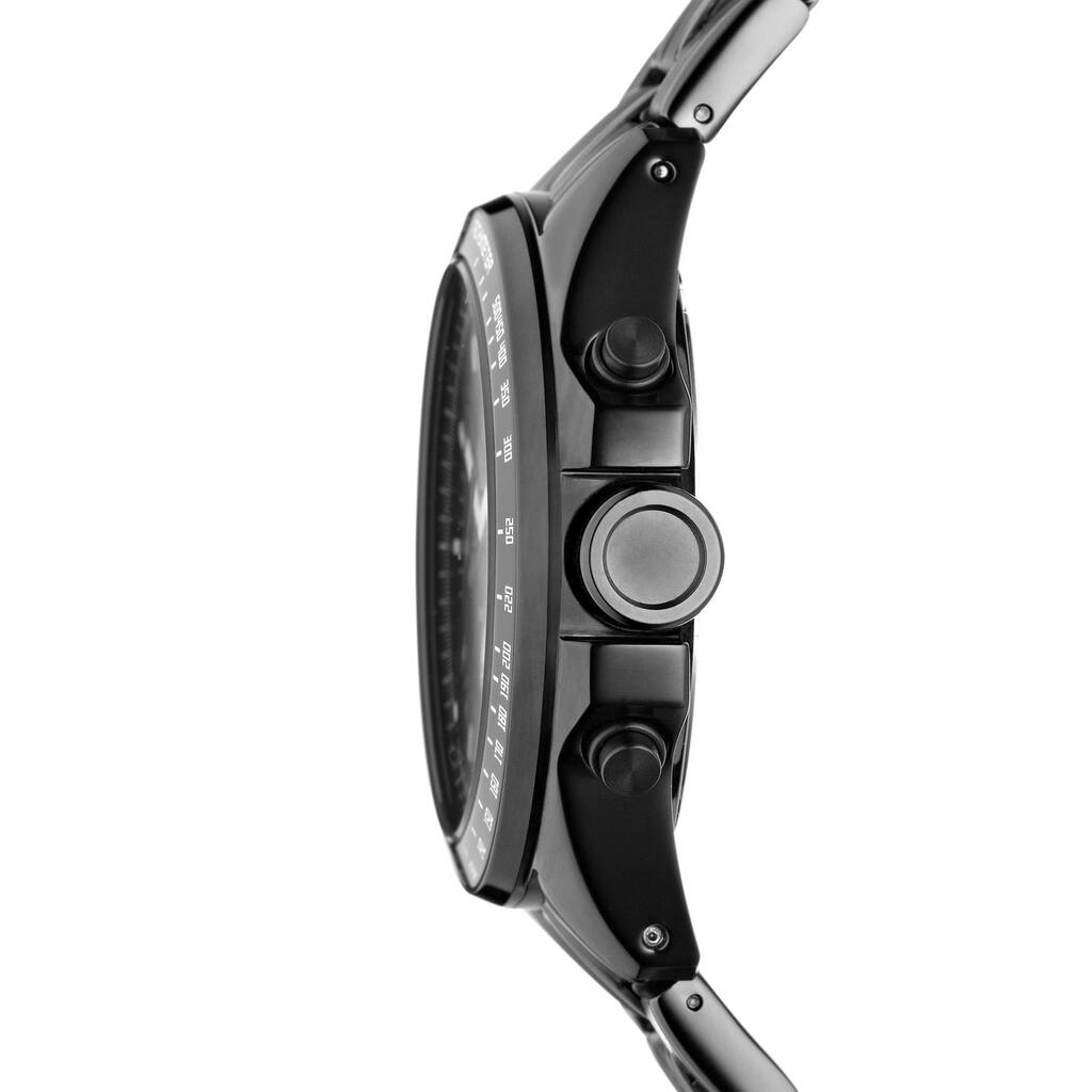 Fossil Men's CH2601 'Decker' Black Steel Chronograph Watch