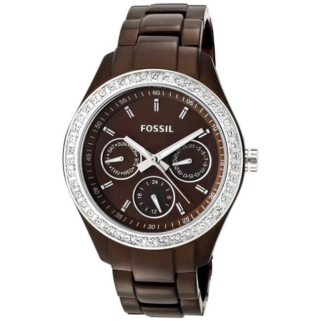 Fossil Women's 'Stella Boyfriend' Aluminum Multifunction Watch