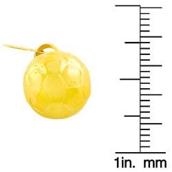 Fremada 14k Yellow Gold Soccer Ball Pendant Fremada Gold Necklaces