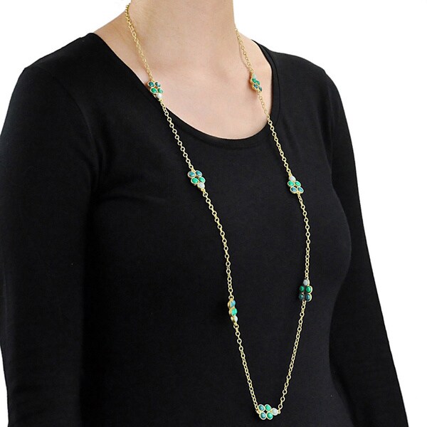West Coast Jewelry Sterling Silver CZ /& Onyx Necklace