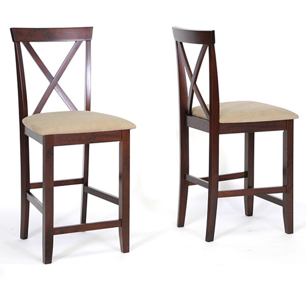 Shop Traditional Beige Fabric 24 Counter Stool By Baxton Studio Free   Natalie Counter Height Stools Set Of 2 03f35e1a Dad2 46d9 9fdd 3bd36dcdd247 600 