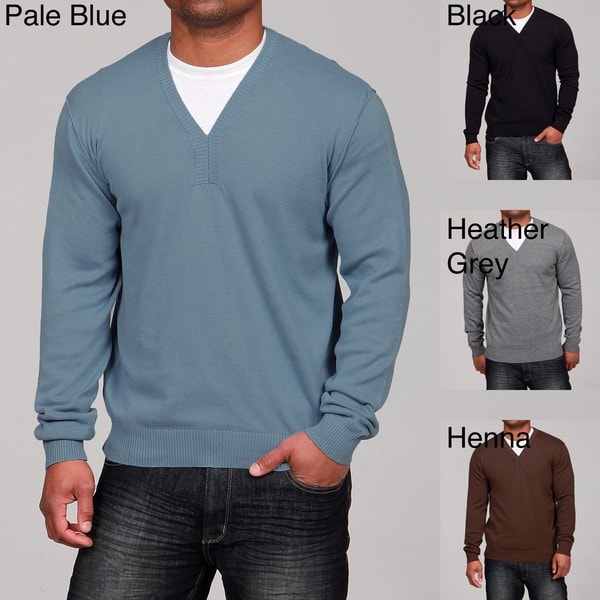 Whispering Smith Mens Fine Gauge V neck Sweater FINAL SALE