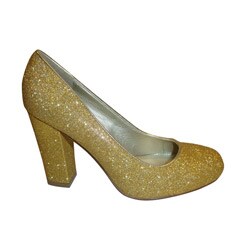 ladies glitter pumps