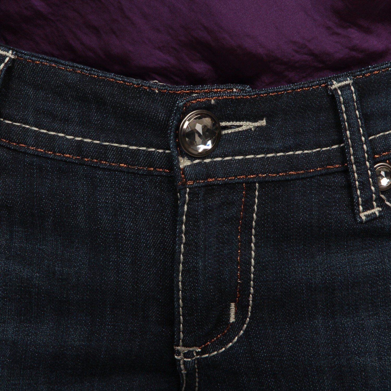 plus size rhinestone embellished jeans