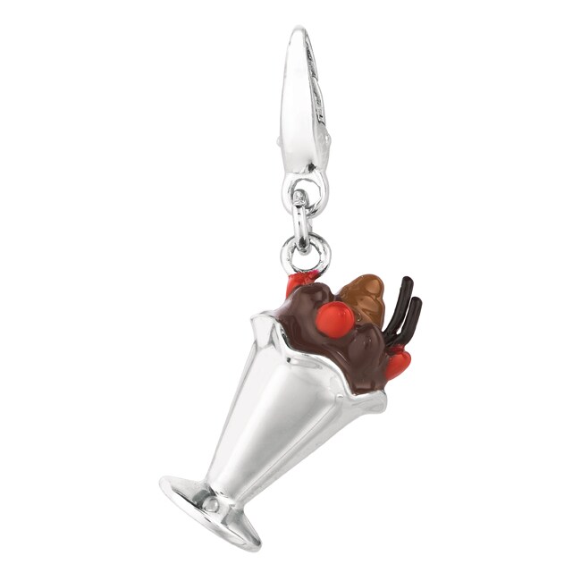 silver milkshake cup