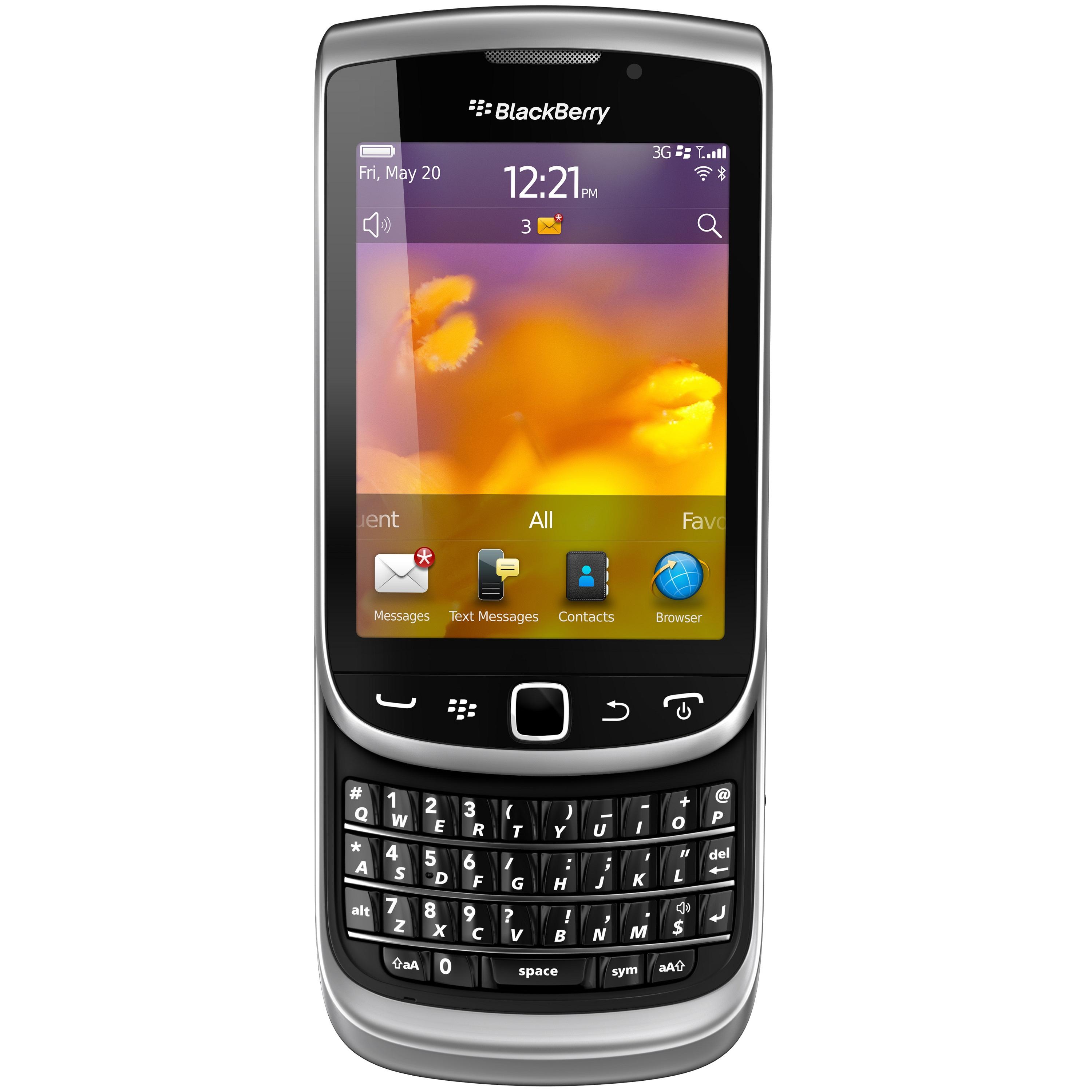 Blackberry Torch 9810 Unlocked GSM HSPA+ OS 7.0 Slider Phone - Zinc Grey