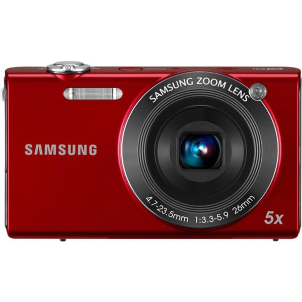 Samsung SH100 14.2 Megapixel Compact Camera - Red