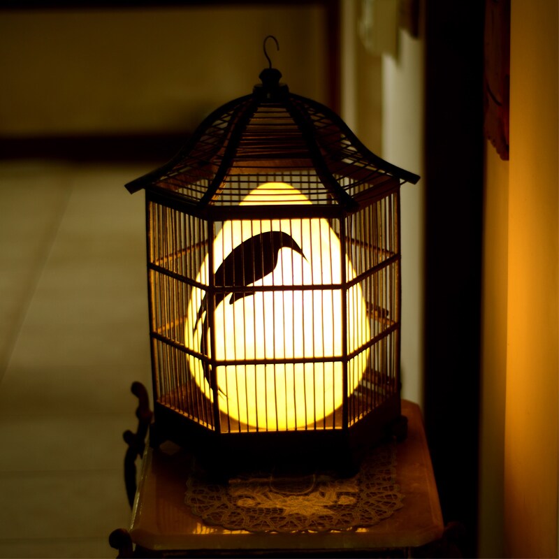 Bird Cage Table Lamp (Indonesia)