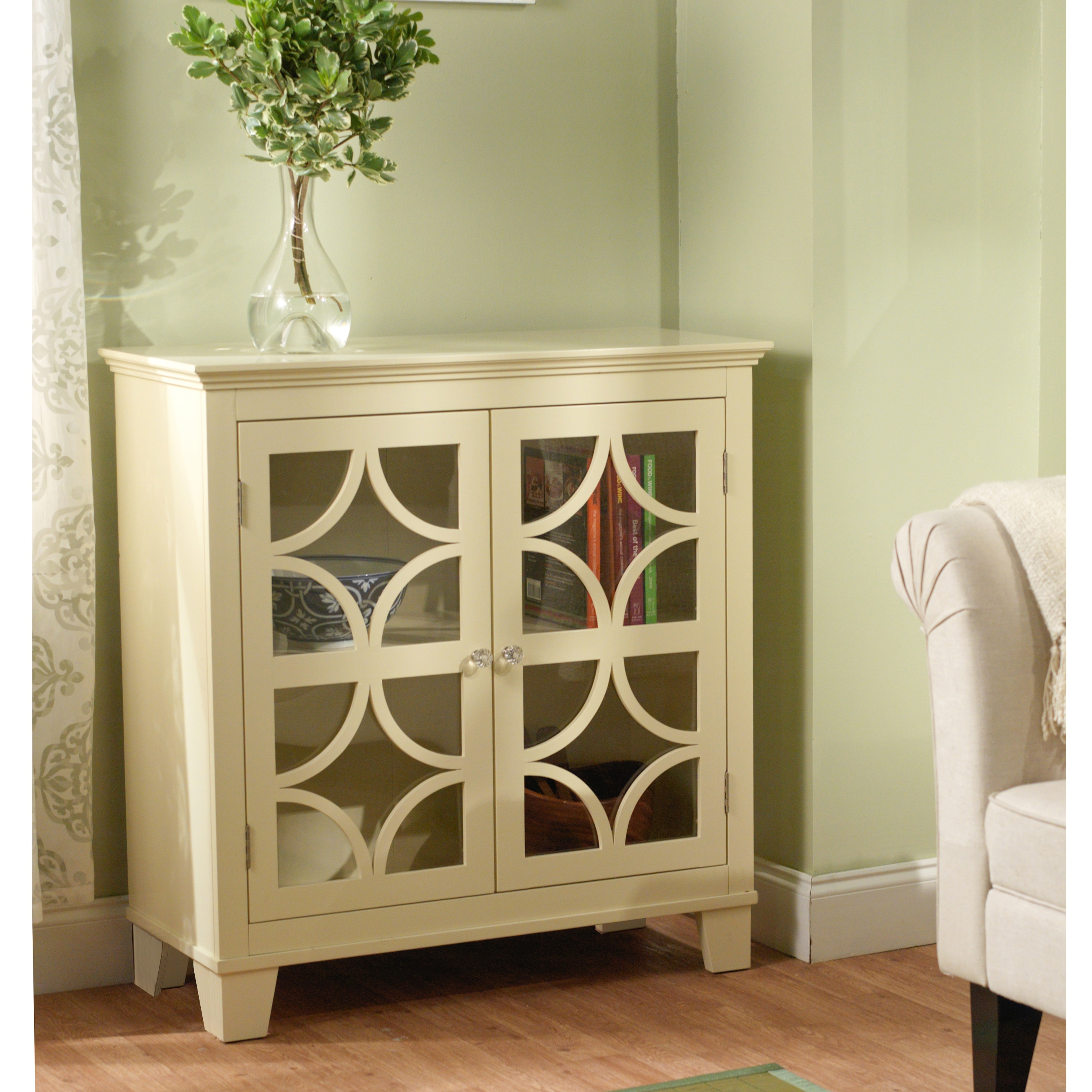 Simple Living Sydney Ivory Cabinet - 13975797 - Overstock.com Shopping - Big Discounts on Simple ...