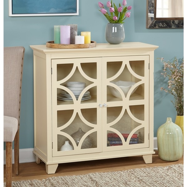 Simple Living Sydney Ivory Cabinet - N/A