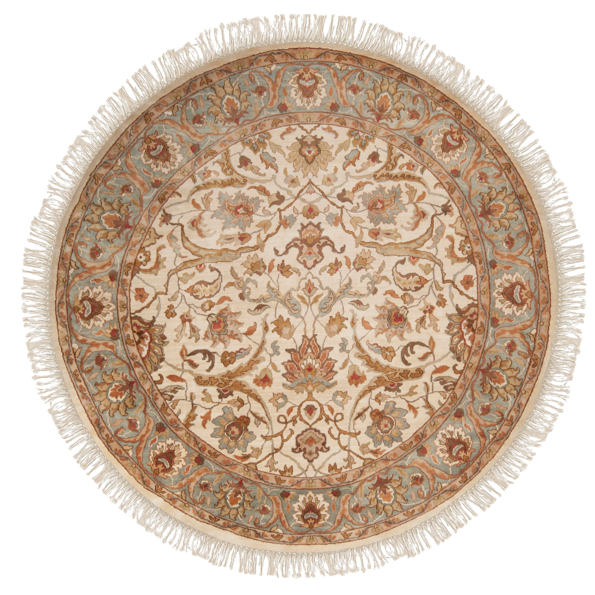 Handknotted Gene Wool Rug (8' Round) Free Shipping Today Overstock