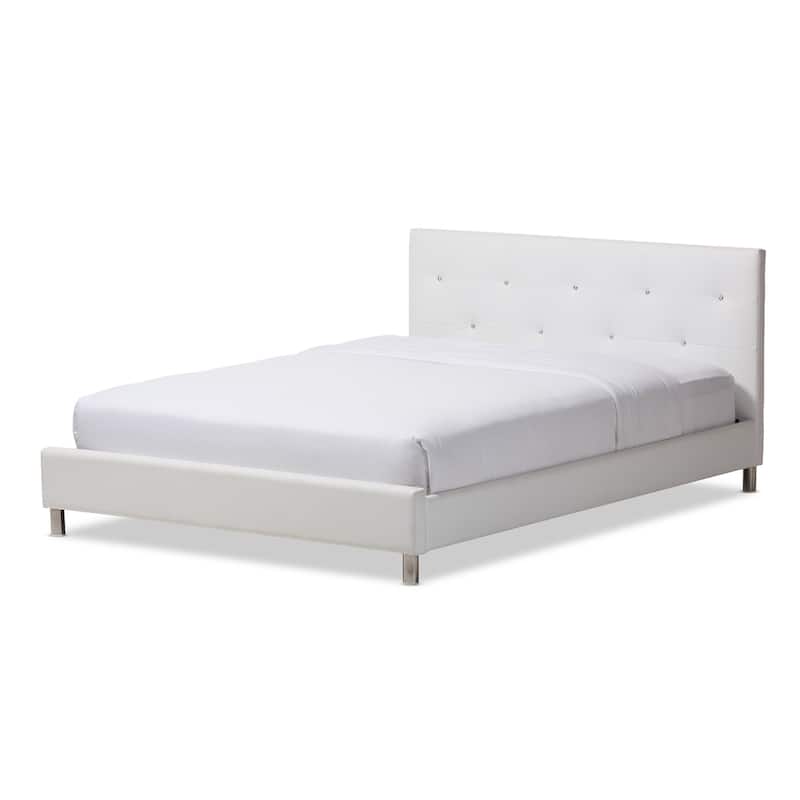 Silver Orchid Caillol Tufted Upholstered Queen Bed