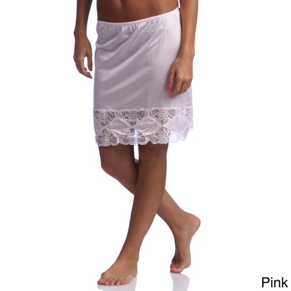 Illusion's Women's Antistatic 18-inch Half Skirt Slip - 13978072 ...