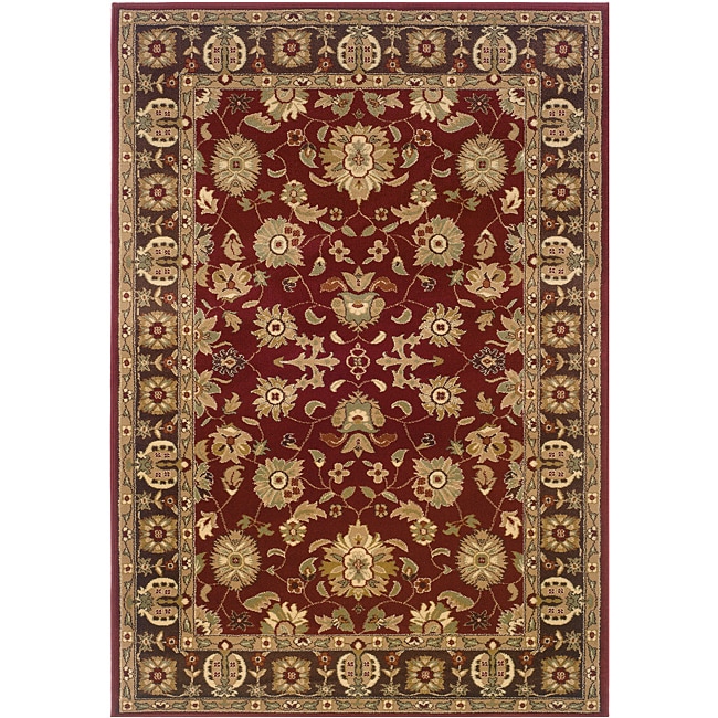 Red/brown Oriental Rug (79 X 99)