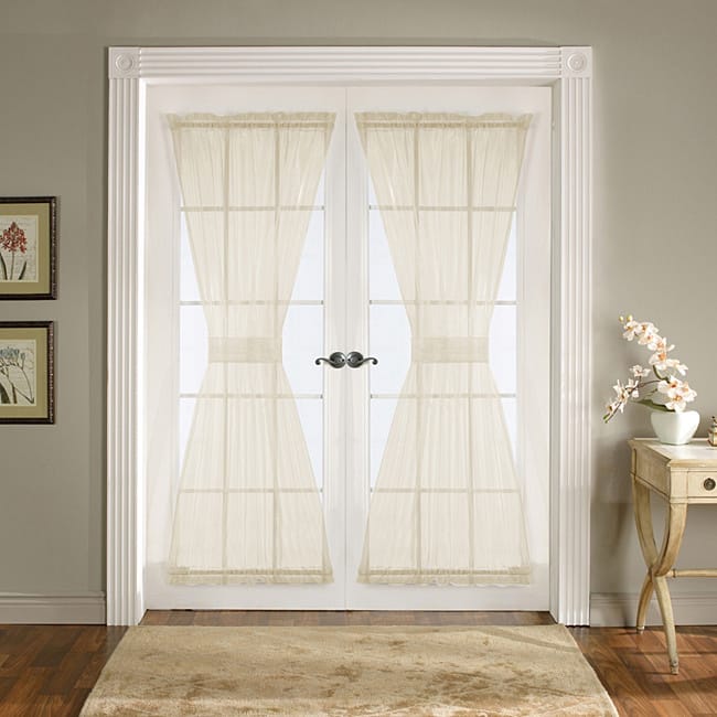 Lush Decor Ivory 72-inch Breeze Door Panels (Set of 2) - 42 x 72