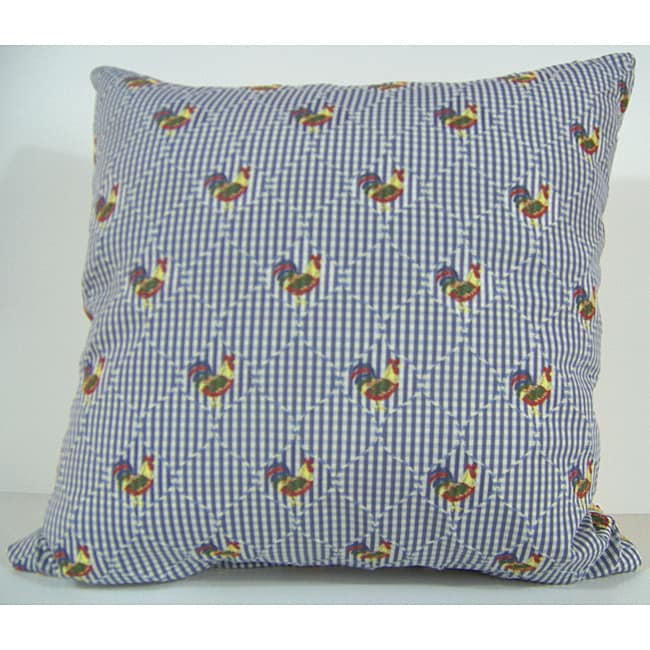 Henny Penny Blue Decorative Pillow