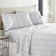 preview thumbnail 6 of 24, Solid or Print Cotton Heavyweight Flannel Bed Sheet Set Metro - Striped - 3 Piece - Twin