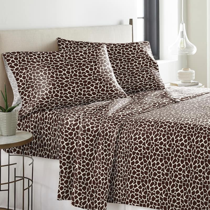 Solid or Print Cotton Heavyweight Flannel Bed Sheet Set