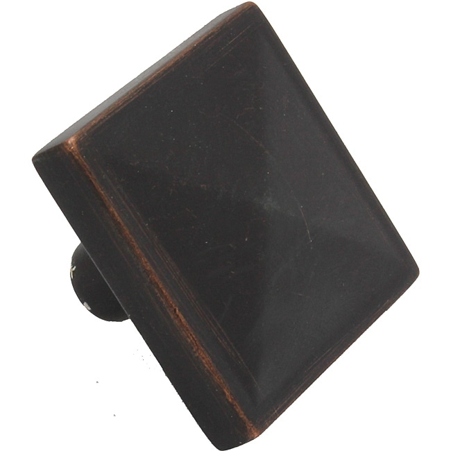 Gliderite Oil Rubbed Bronze Square Pyramid Cabinet Knobs (pack Of 25)