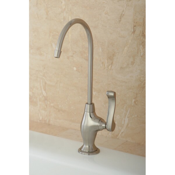 Designer Satin Nickel Single-handle Water Filtration Faucet