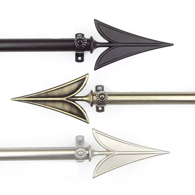 InStyleDesign Alpha 120 to 170-inch Adjustable Curtain Rod - 120 to 170 inch