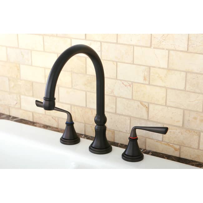 Kingston Brass Oil Rubbed Bronze 3-hole Kitchen Faucet