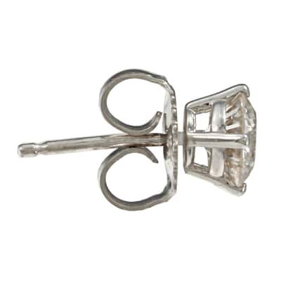 14k Gold 1ct TDW Round Diamond Stud Earrings by Auriya (J-K, SI1-SI2)