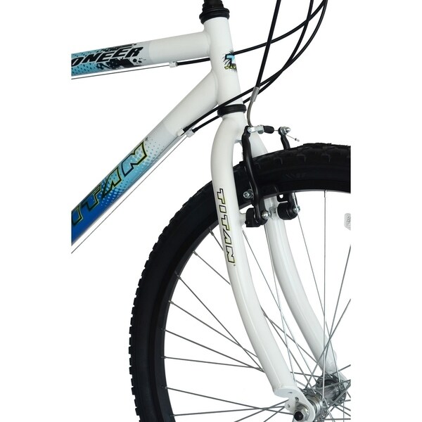 titan pioneer men's hybrid bicycle