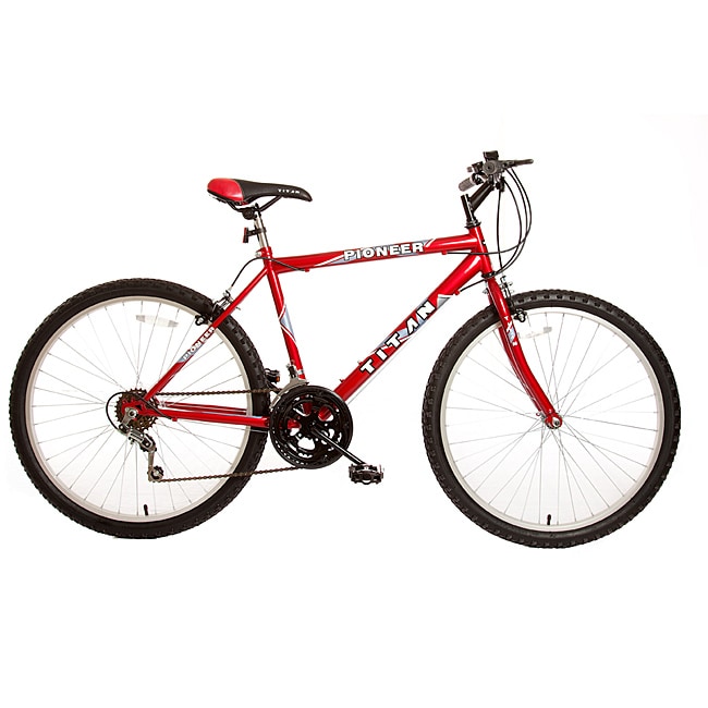 Titan Pioneer Men's Red 12-Speed Mountain Bike