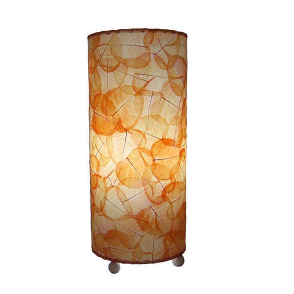 Shop Handmade Orange Banyan Leaf Table Lamp (Philippines) - Free ...