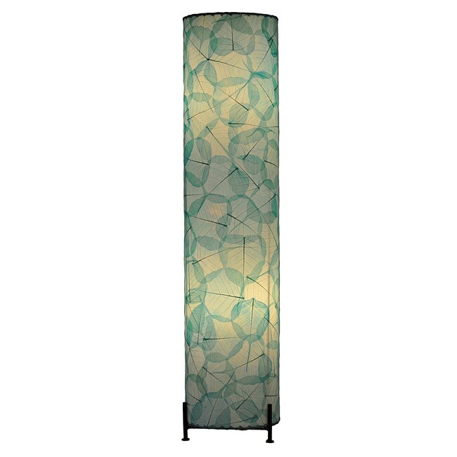 Sea Blue Banyan Leaf Large Floor Lamp (Philippines) - Free Shipping