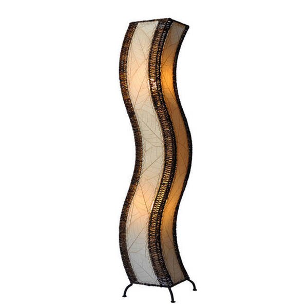 Shop Natural Wave Large Floor Lamp (Philippines) Free Shipping Today