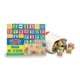preview thumbnail 1 of 5, Melissa & Doug Wooden ABC/123 Block Set, 50 Pieces