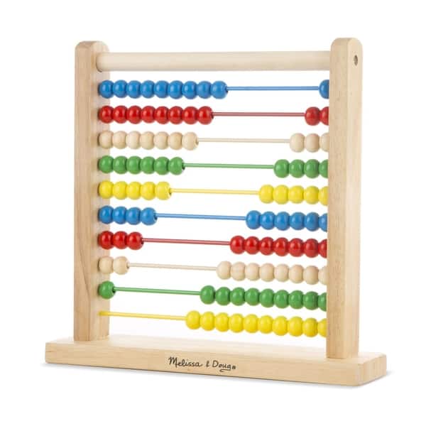slide 2 of 3, Melissa & Doug Abacus Classic Wooden Toy - Multi