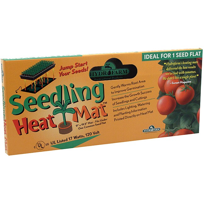 Hydrofarm Seedling Heat Mat 17watts Boxed 10x20