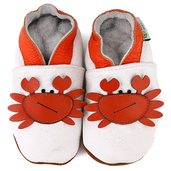 Mr. Crab Soft Sole Leather Baby Shoes Augusta Products Boys' Shoes