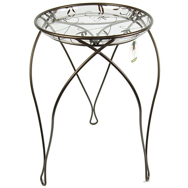 Plastec Dark Bronze Elegance Plant Stand (21 inches)