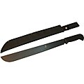 Defender 18-inch Black Stainless Steel Heavy Duty Hunting Machete Blade with Sheeth